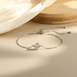 Solitaire Slider Bracelet - Moissanite - Luxsy Jewels