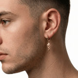Wing Hoop Earring - Gold - Luxsy Jewels