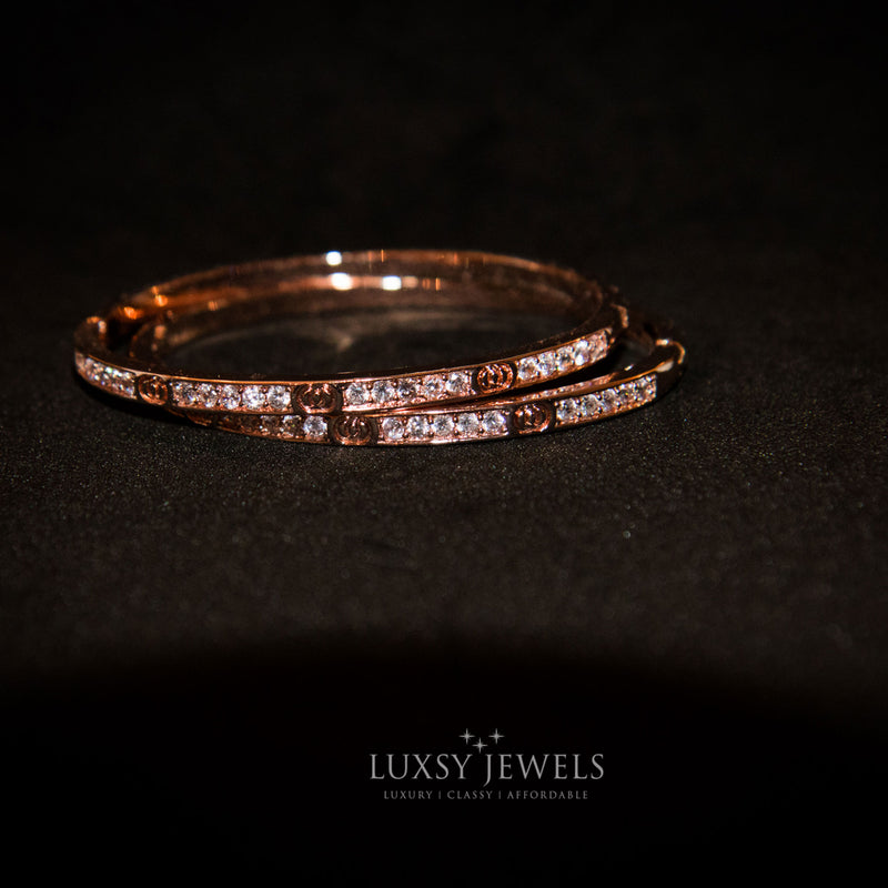 2 Luxsy Eternity Bangles - Luxsy Jewels