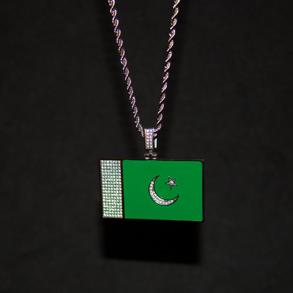 Pakistan Flag Pendant - Luxsy Jewels
