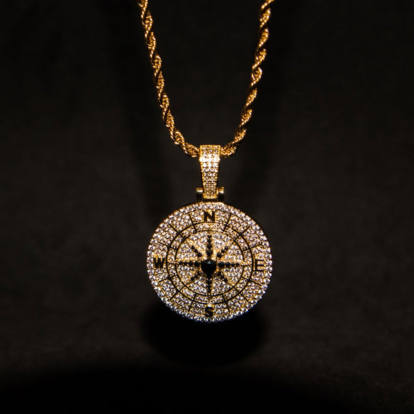 Luxsy Compass Chain - Gold - Luxsy Jewels