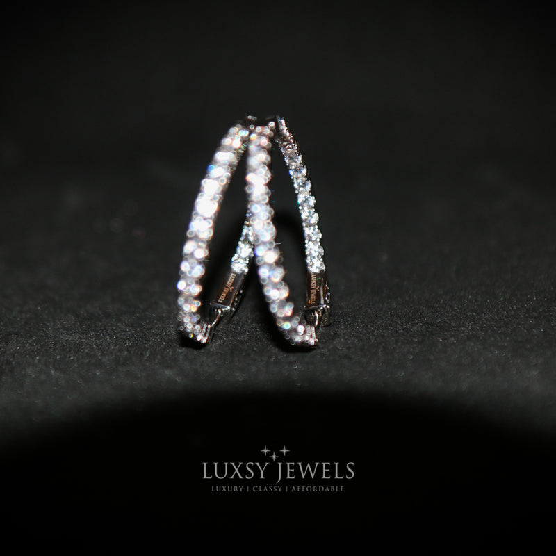 Parissa Earrings -Silver - Luxsy Jewels