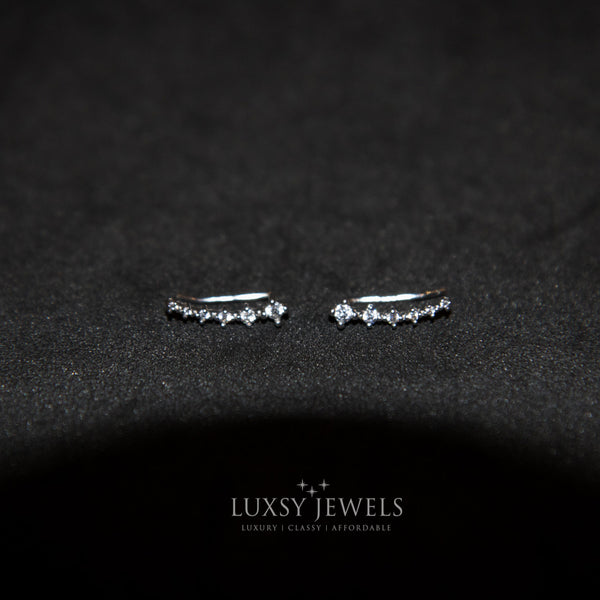Luxsy Climber Earrings - 925 Silver - Luxsy Jewels