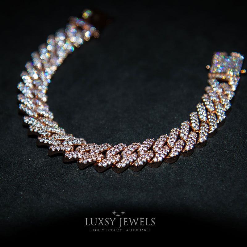 Luxsy Cuban Bracelet - 18K Rose Gold - Luxsy Jewels
