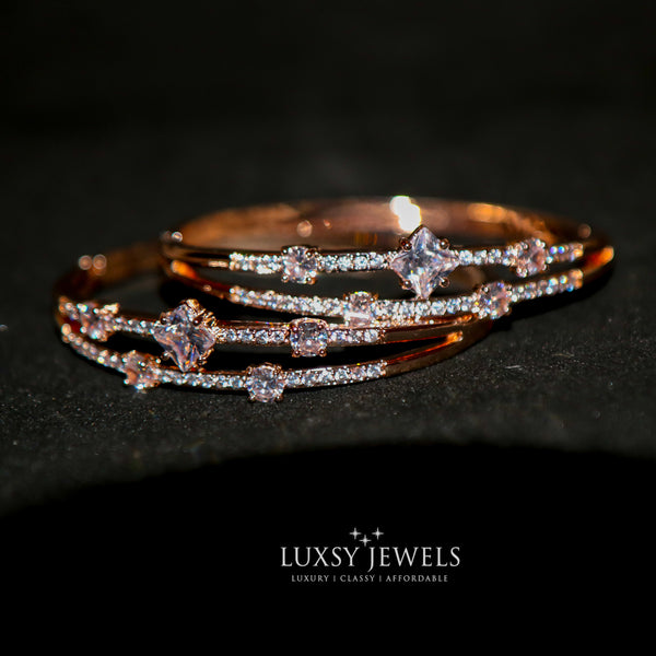 2 Luxsy Crown Bangles - Luxsy Jewels