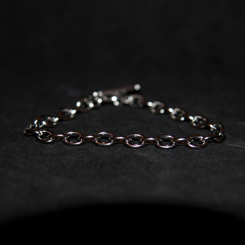 6mm Toggle Bracelet - Silver - Luxsy Jewels