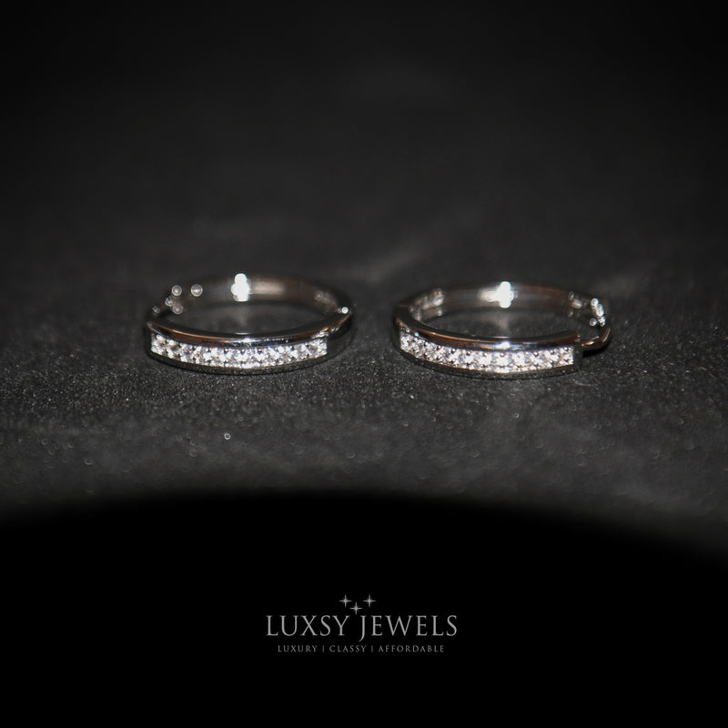 Luxsy Elsa Earrings - Silver - Luxsy Jewels