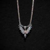 Luxsy Bird Pednant - White Gold - Luxsy Jewels