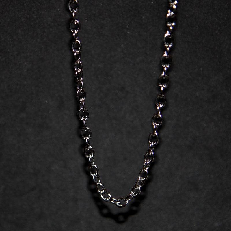 6mm Toggle Chain - Silver - Luxsy Jewels