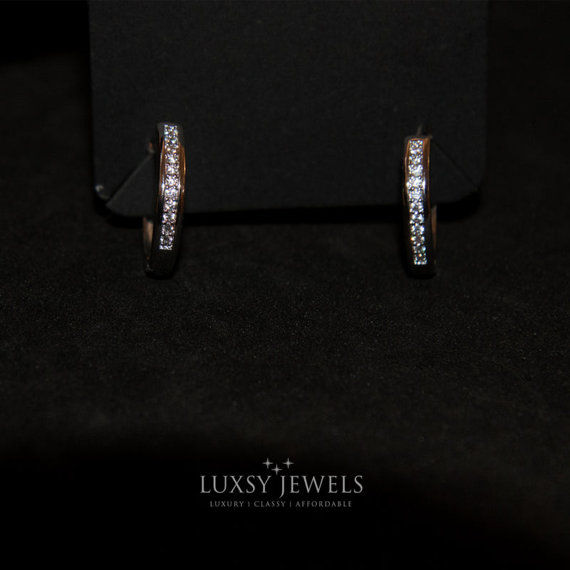 Luxsy Elsa Earrings - Silver - Luxsy Jewels