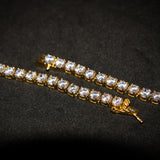 Luxsy 5mm Tennis Chain - Gold - Luxsy Jewels