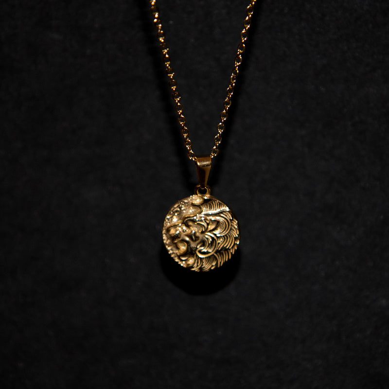 Luxsy Lion Pendant - Gold - Luxsy Jewels