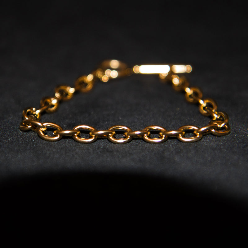 6mm Toggle Bracelet - Gold - Luxsy Jewels