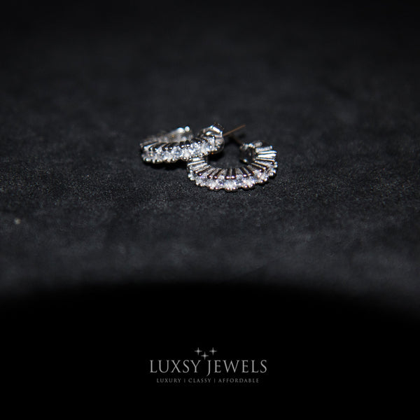 Luxsy Oregon Earrings - 925 Silver - Luxsy Jewels