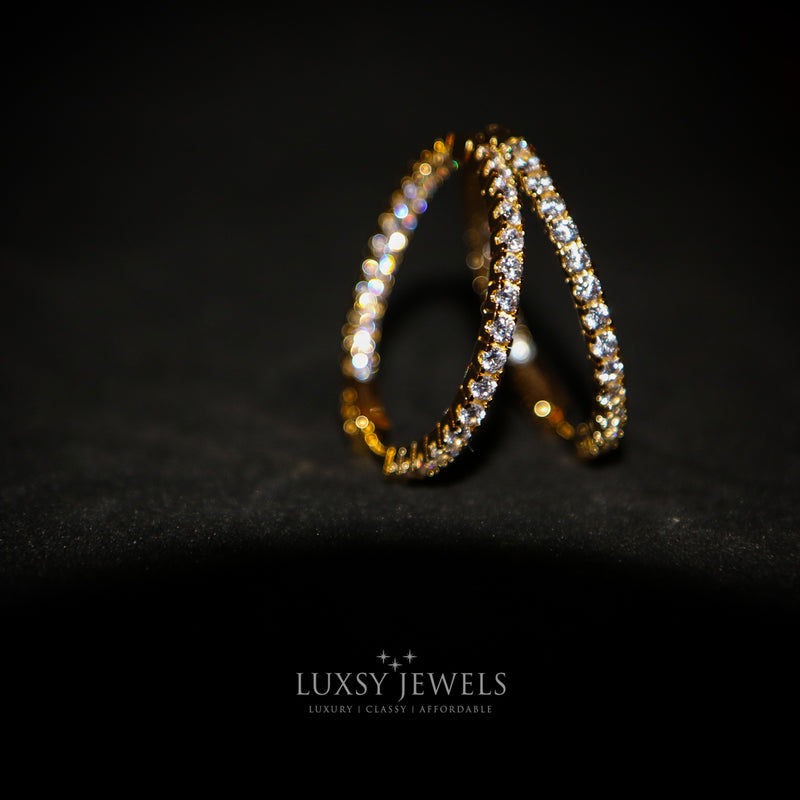 Parissa Earrings - Gold - Luxsy Jewels