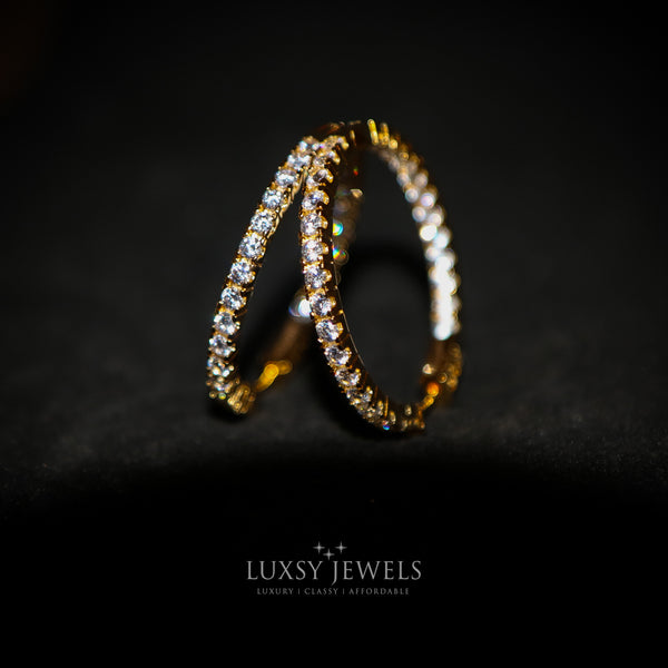 Parissa Earrings - Gold - Luxsy Jewels