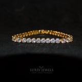 5mm Thira Tennis Bracelet - Gold - Luxsy Jewels