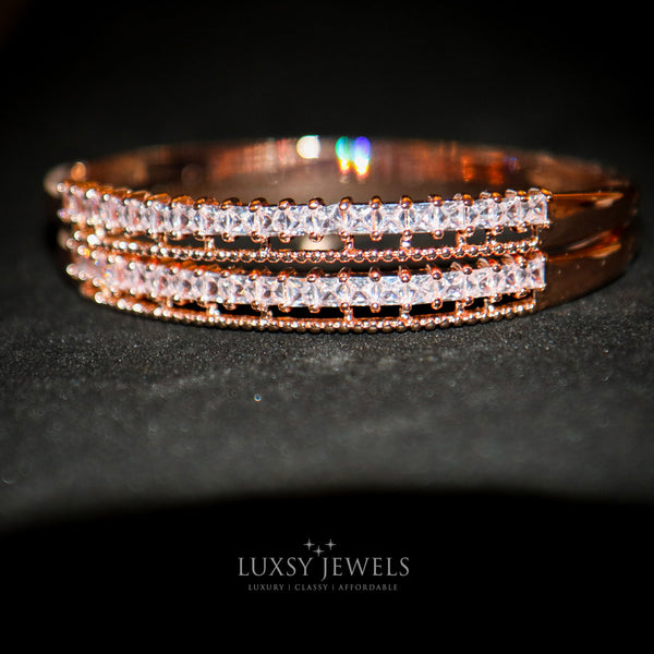 2 Luxsy Baguette Bangles - Luxsy Jewels