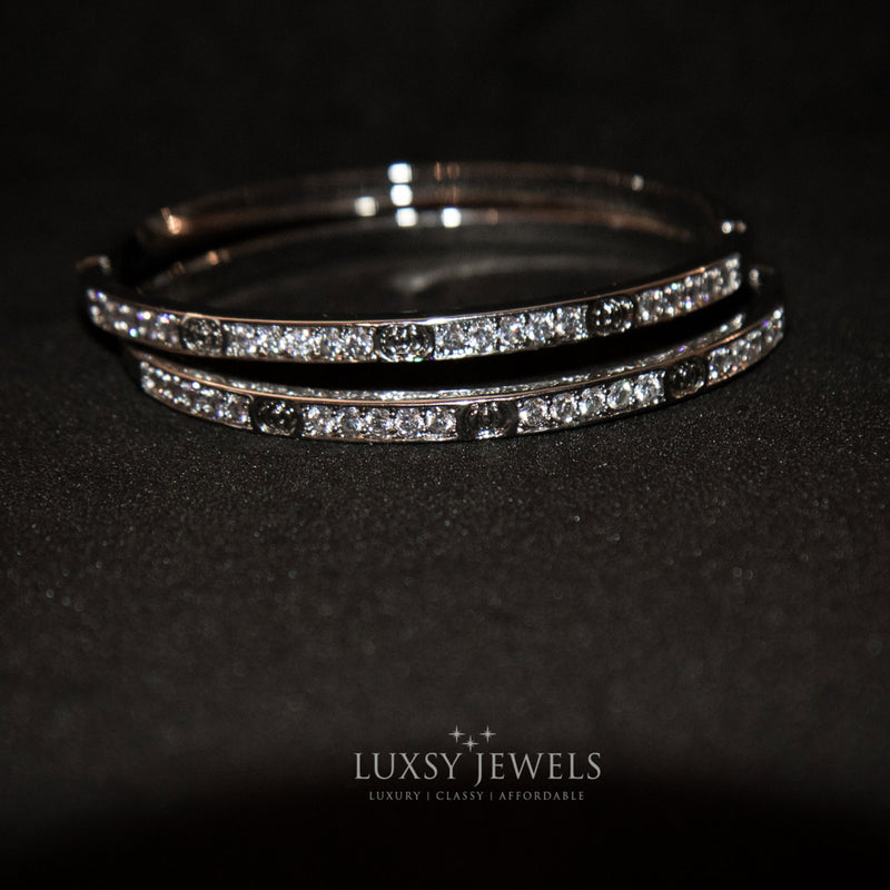 2 Luxsy Eternity Bangles - Luxsy Jewels