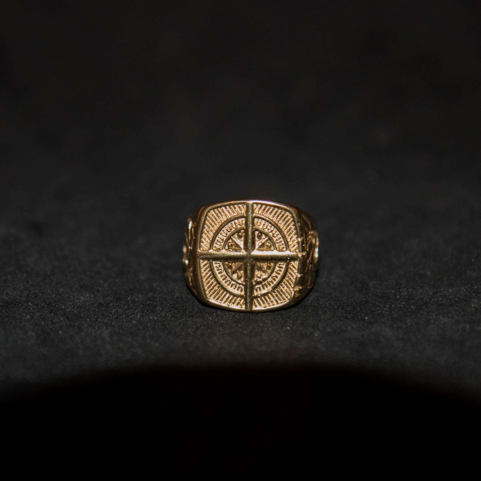 Gold Compass Ring – Luxsy Jewels