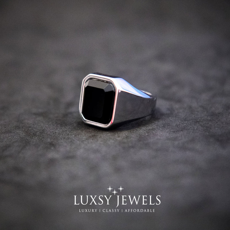 Jeddah Onyx Ring - Luxsy Jewels