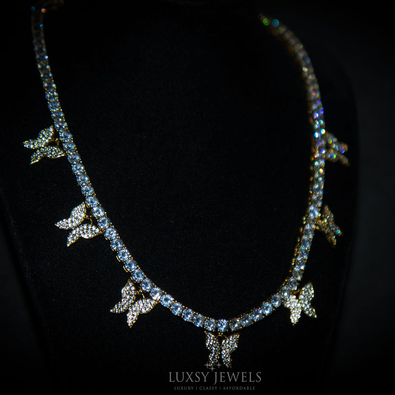 Luxsy Butterfly Choker - 18K Gold - Luxsy Jewels