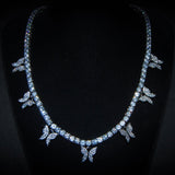 Luxsy Butterfly Choker - 18K White Gold - Luxsy Jewels