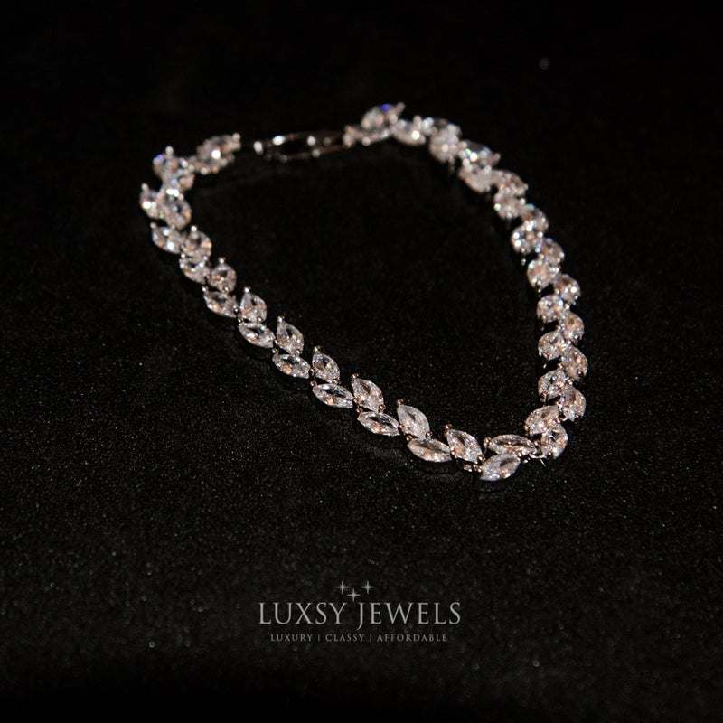 Luxsy Feuille Bracelet - Silver - Luxsy Jewels