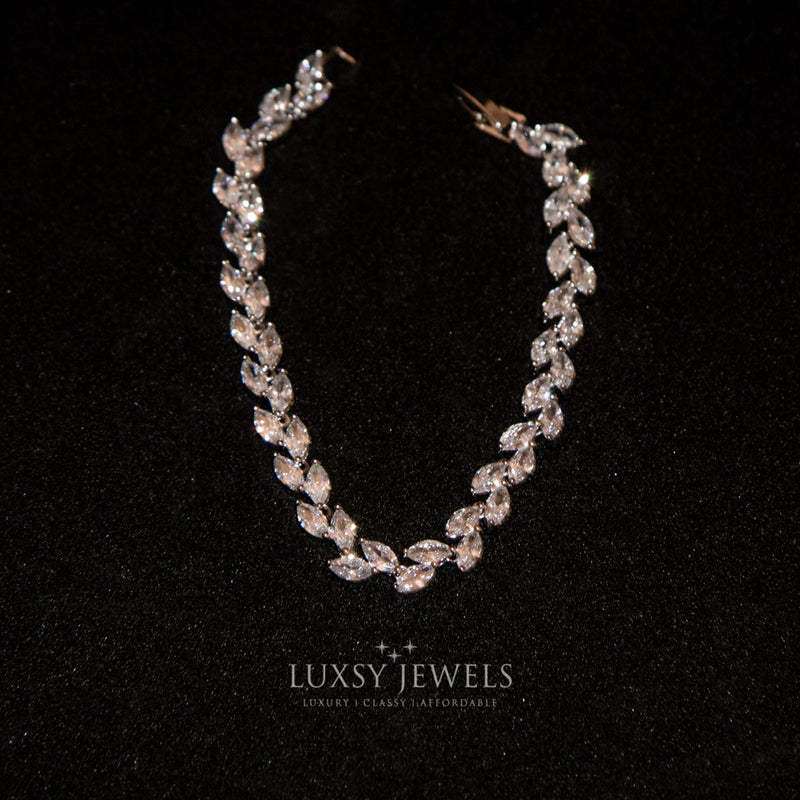 Luxsy Feuille Bracelet - Silver - Luxsy Jewels