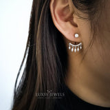 Luxsy Tassel Ear Jackets - 925 Silver - Luxsy Jewels
