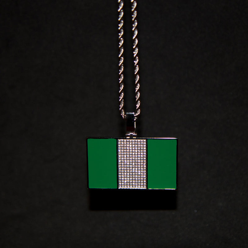 Nigeria Flag Pendant - Luxsy Jewels