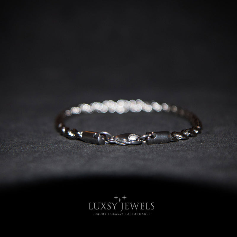 Rope Bracelet - Silver - Luxsy Jewels
