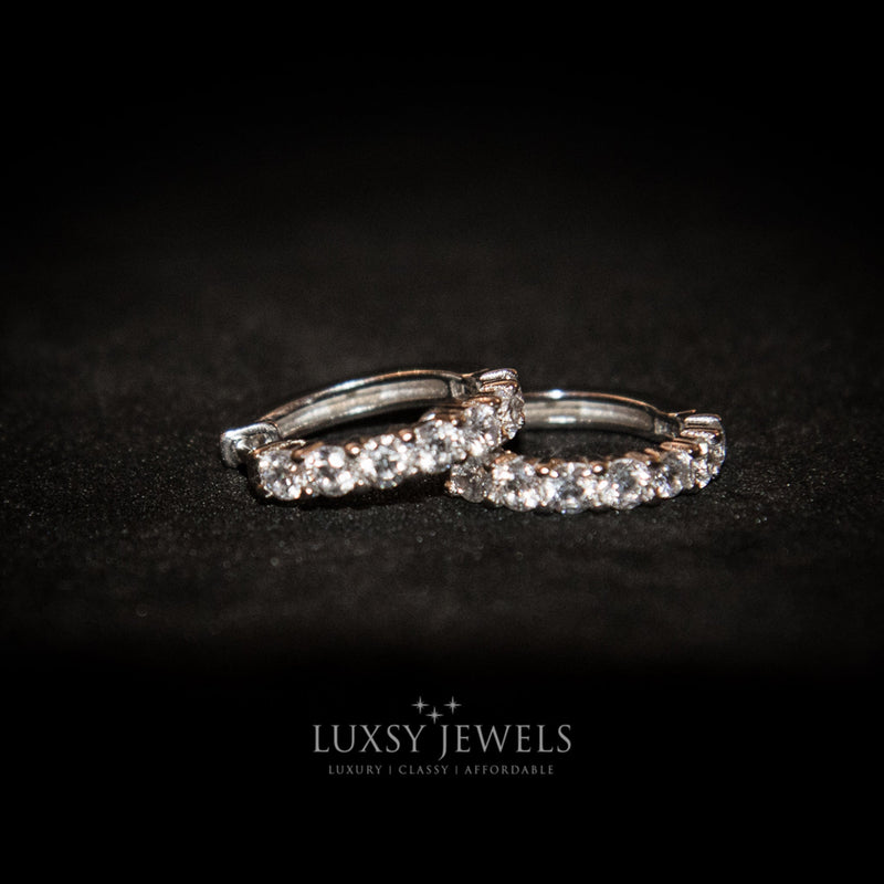 Saffiyah Earrings - 925 Silver - Luxsy Jewels